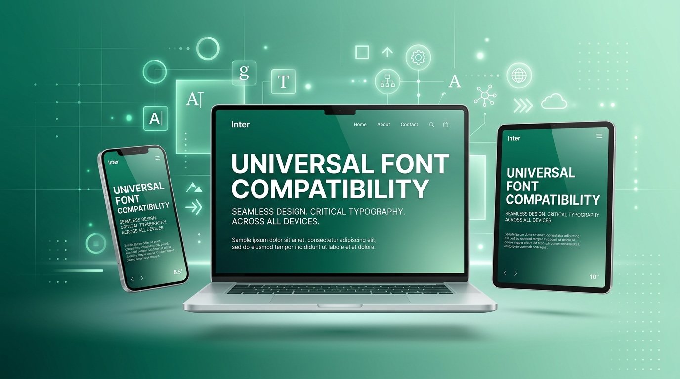 Compatibilidad universal de fuentes comunes Unicode en múltiples dispositivos